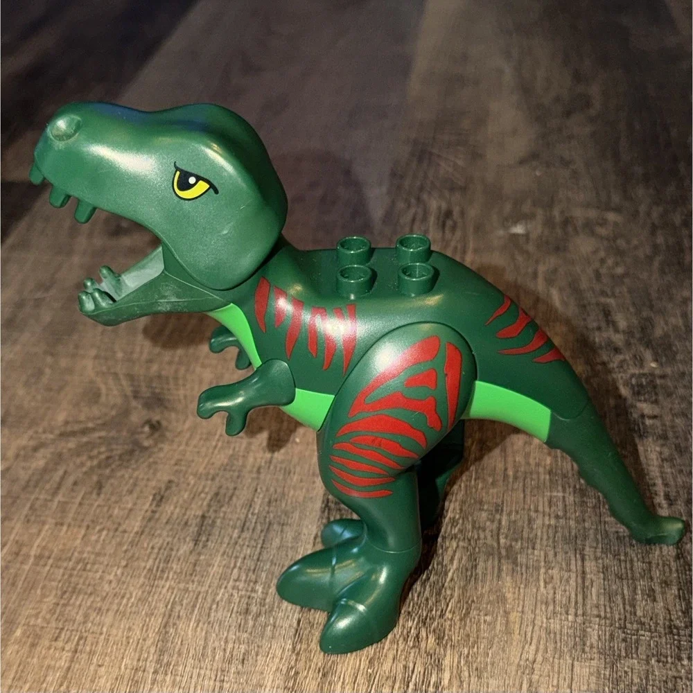 Lego Duplo Green Tyraninsaurus T Rex Dinosaur Jurassic World Collectible 5597 - Picture 2 of 6
